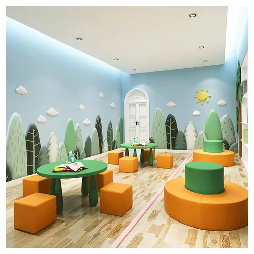 幼儿园教室背景墙价格_幼儿园教室背景墙图片- 星期三