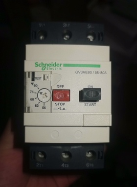 施耐德马达断路器GV3ME80 56-80A电动机保护开关电机保护器  议价