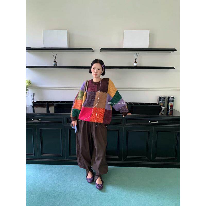 上喜秋冬新款日系宽松复古森系慵