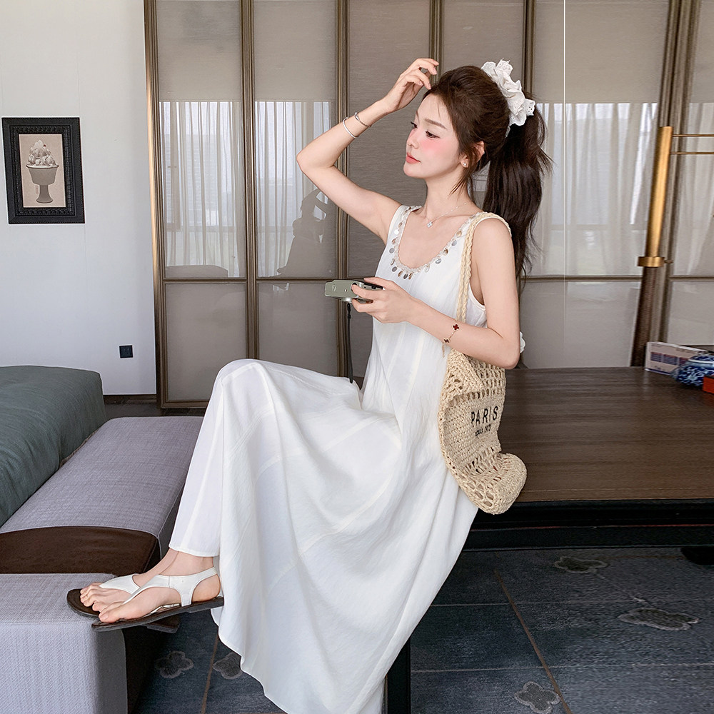 现货已出2026韩系宽松订珠连衣裙RF2C518-6836-P145-K238,女装套装/套裙,浙宝237
