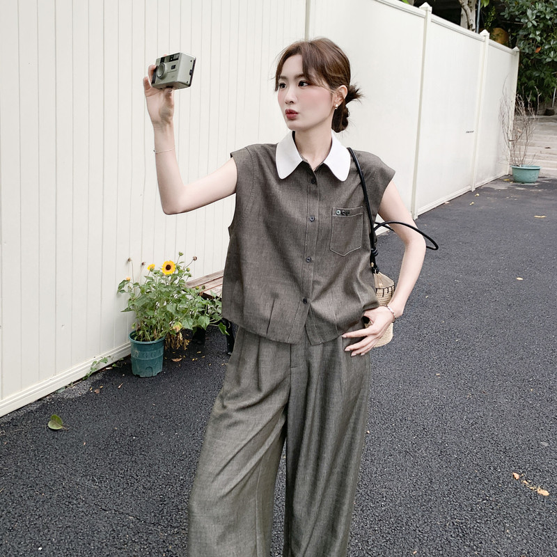 夏现货已出26气质轻熟搭两件套RF2C518-2619-P185-K298，女装套装/套裙，浙宝237