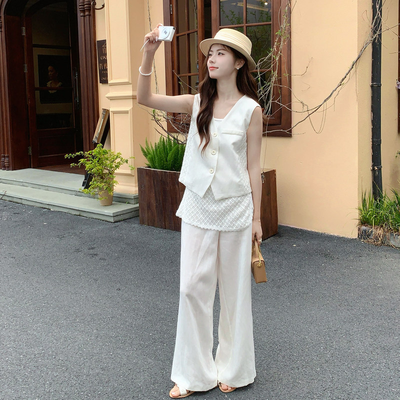 现货已出重工2653韩系麻料套装两件套RF2C518-2653-P185-K298，女装套装/套裙，浙宝237