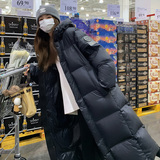 大货已出2025冬学院黑色暖鹅绒带帽长款羽绒ZB237-8863-P410-K618，女装羽绒服，浙宝237