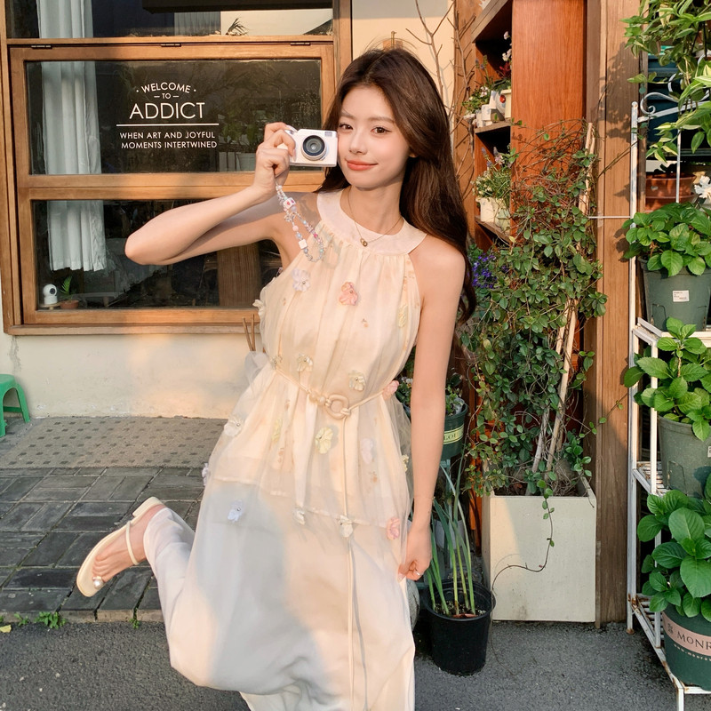 现货已出26韩系仙气儿立体花朵两件套裙RF2C518-2666-P175-K288,女装套装/套裙,浙宝237