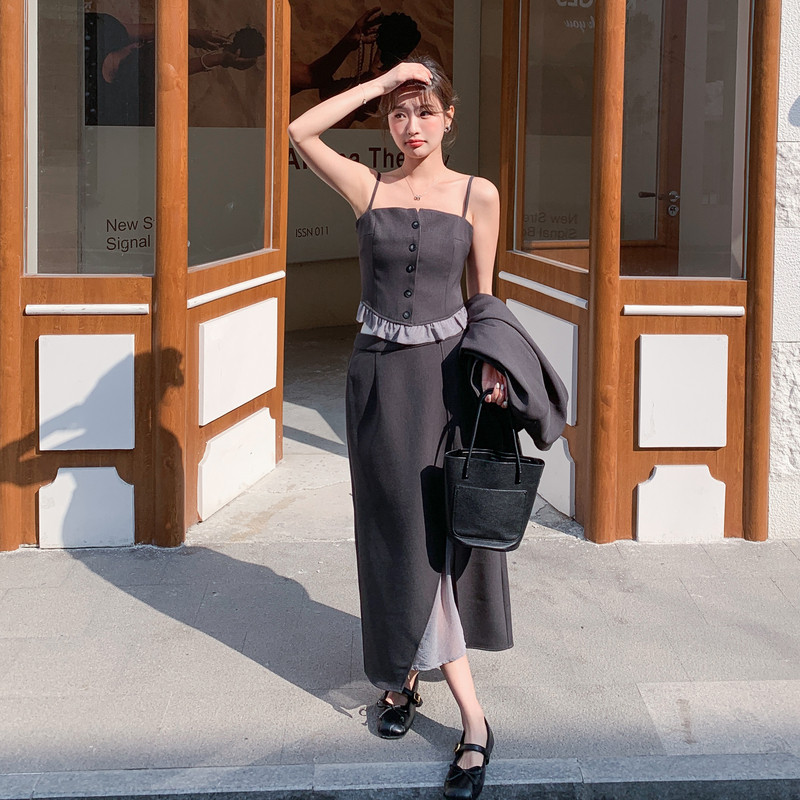 已出2026气质轻熟搭配飘带西服背心四件套ZB237-2609-P255-K408，女装套装/套裙，浙宝237