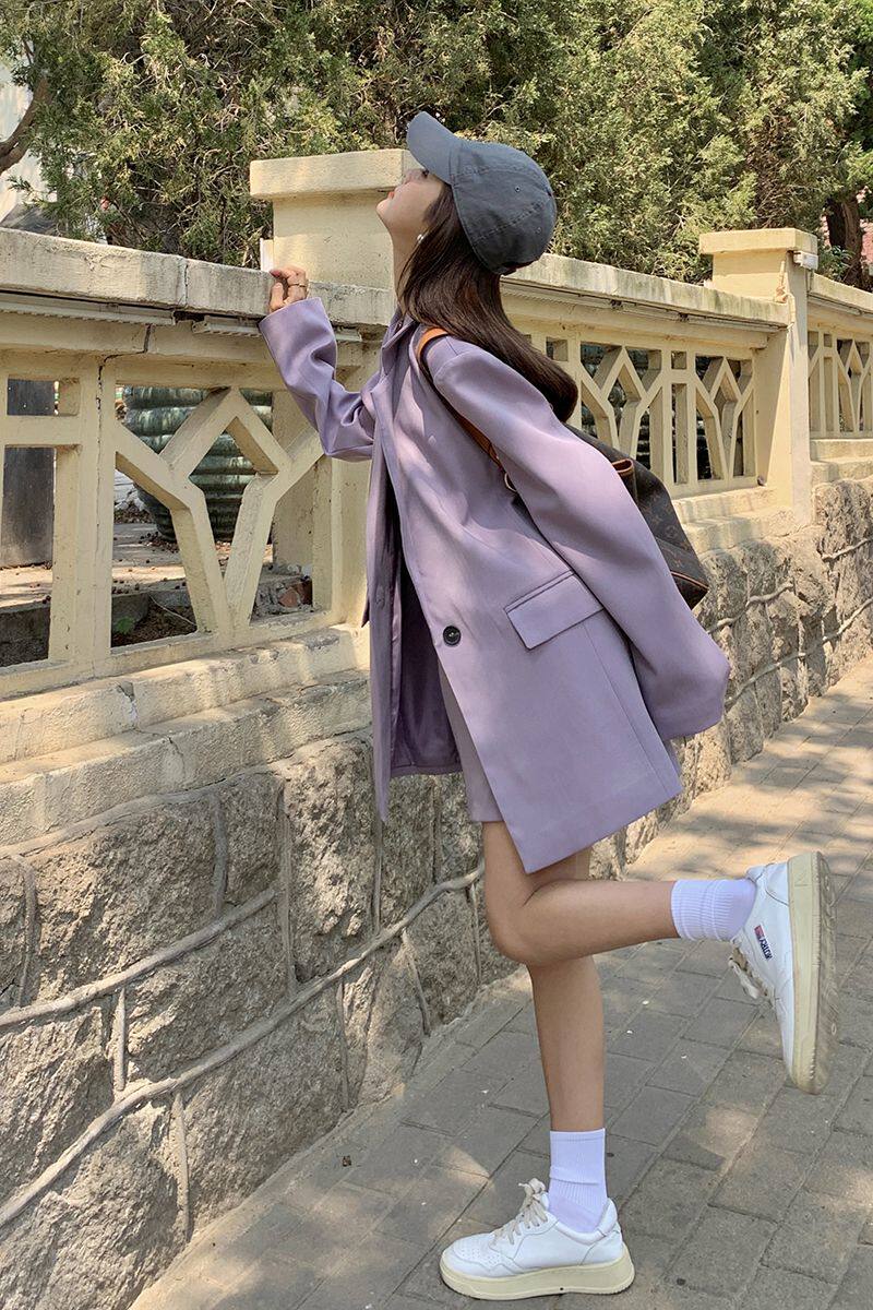 米白色工装炸街风衣外套女2025春季新款小个子连帽休闲收腰上衣潮,女装套装/套裙,浙宝237