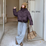 爆双肩拉链带帽撞色韩版25冬50鸭绒羽绒短款ZB237-2556-p245-k375，女装羽绒服，浙宝237