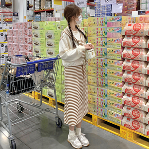 已出2026秋冬季卫衣两件横条披肩套装RF2C518-W8802-P125-K178图片