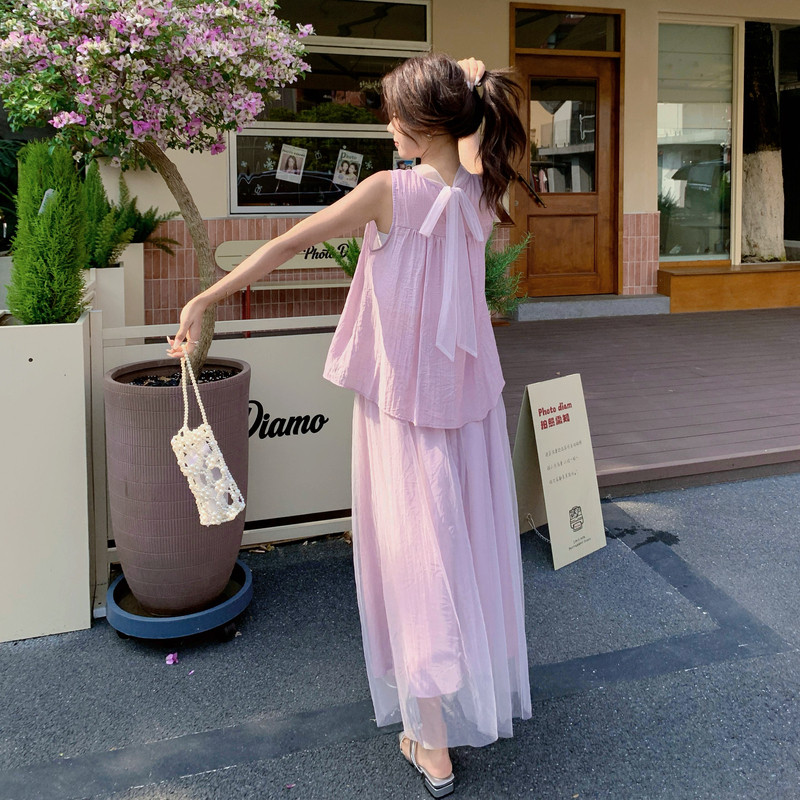 现货26气质轻熟网纱半裙两件套RF2C518-2701-P145-K238,女装套装/套裙,浙宝237