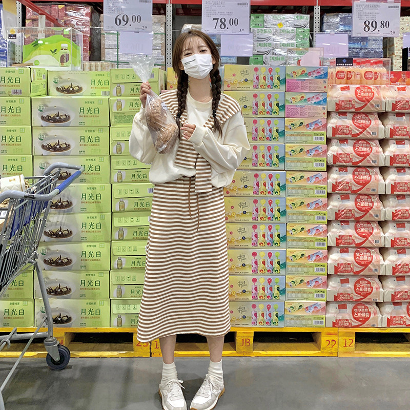 现货已出2026秋冬季卫衣两件横条披肩套装ZB237-W8802-P125-K178,女装套装/套裙,浙宝237