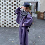 秋现已出不带披肩2026香芋紫呢料两件套装RF2c518-2515-p235-k359，女装套装/套裙，浙宝237