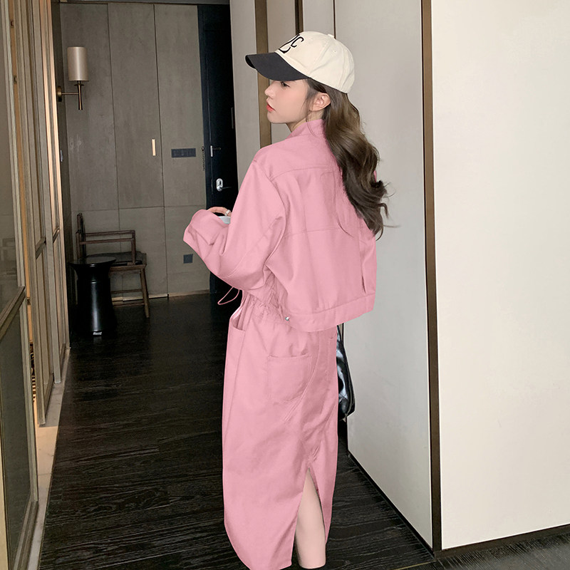 韩版2023春季工装连衣裙ZB237-w881-P135-k198,女装连衣裙,浙宝237