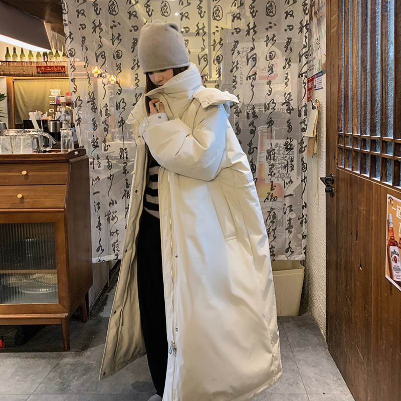 现货加长款女风衣长户外时尚保暖白鸭绒zb237-6695-p380-k588,女装羽绒服,浙宝237