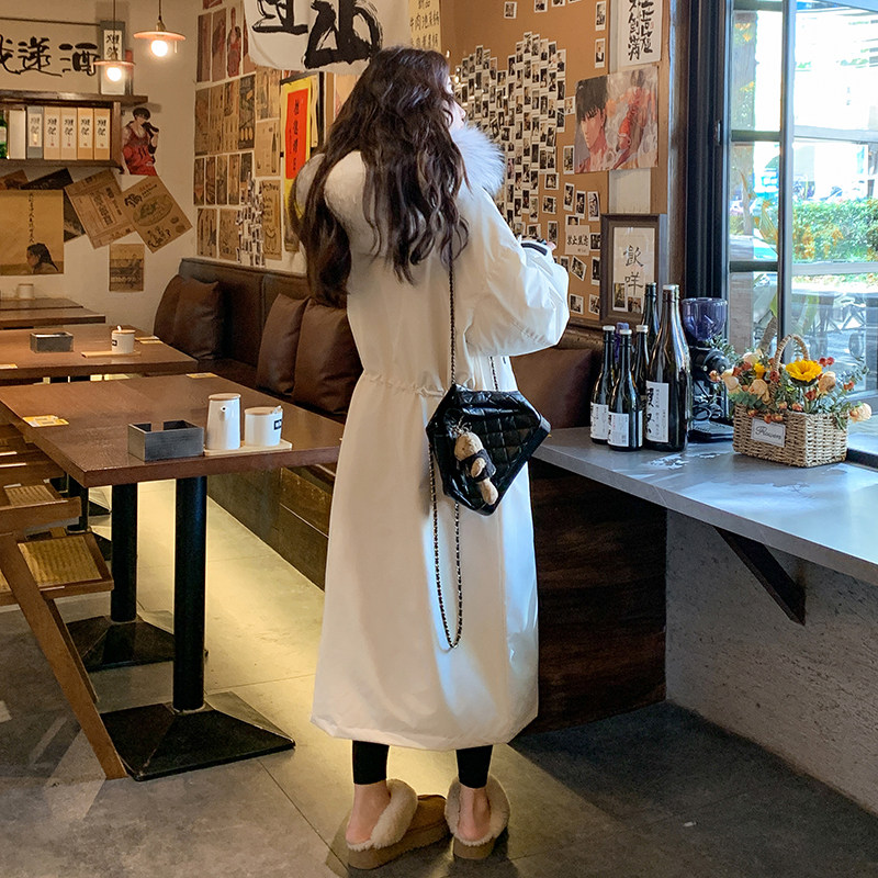 真毛领oversiads现货25冬50鸭绒羽绒超长款ZB237-6621-p445-k669,女装羽绒服,浙宝237