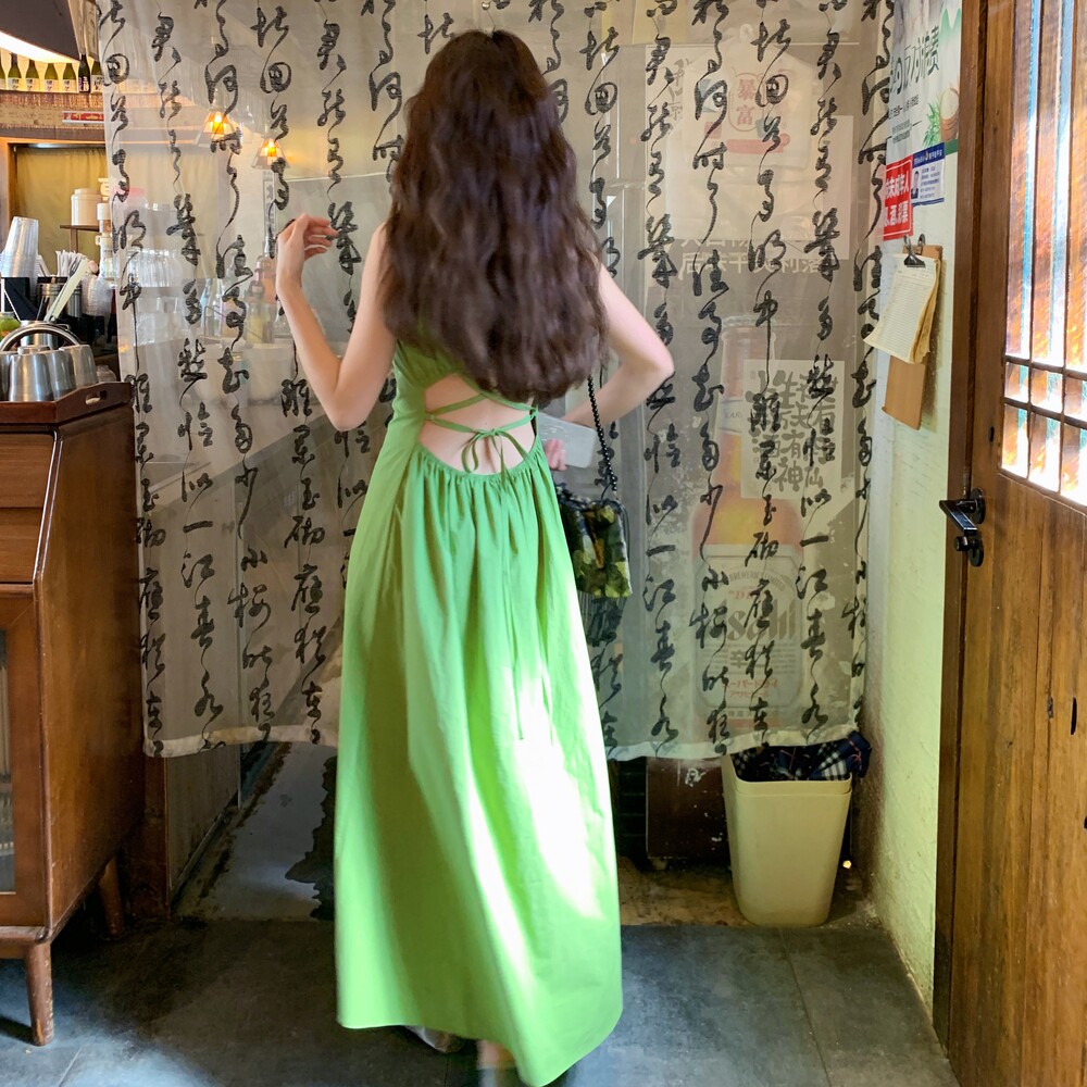 现货已出2026韩系漏后背连衣裙RF2C518-6850-p130-k218,女装套装/套裙,浙宝237