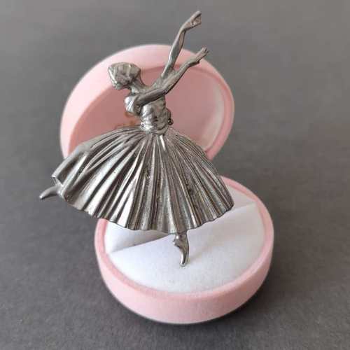 中古胸针芭蕾女孩日本回流孤品Vintage古着穿搭