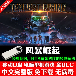 电脑玩 风暴崛起 RTS高清豪华中文免安装电脑单机游戏优盘