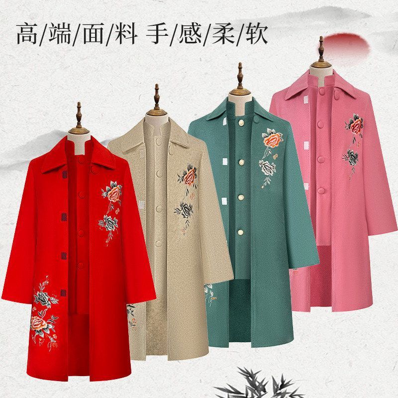 寿衣女老人寿终七件套全套配齐