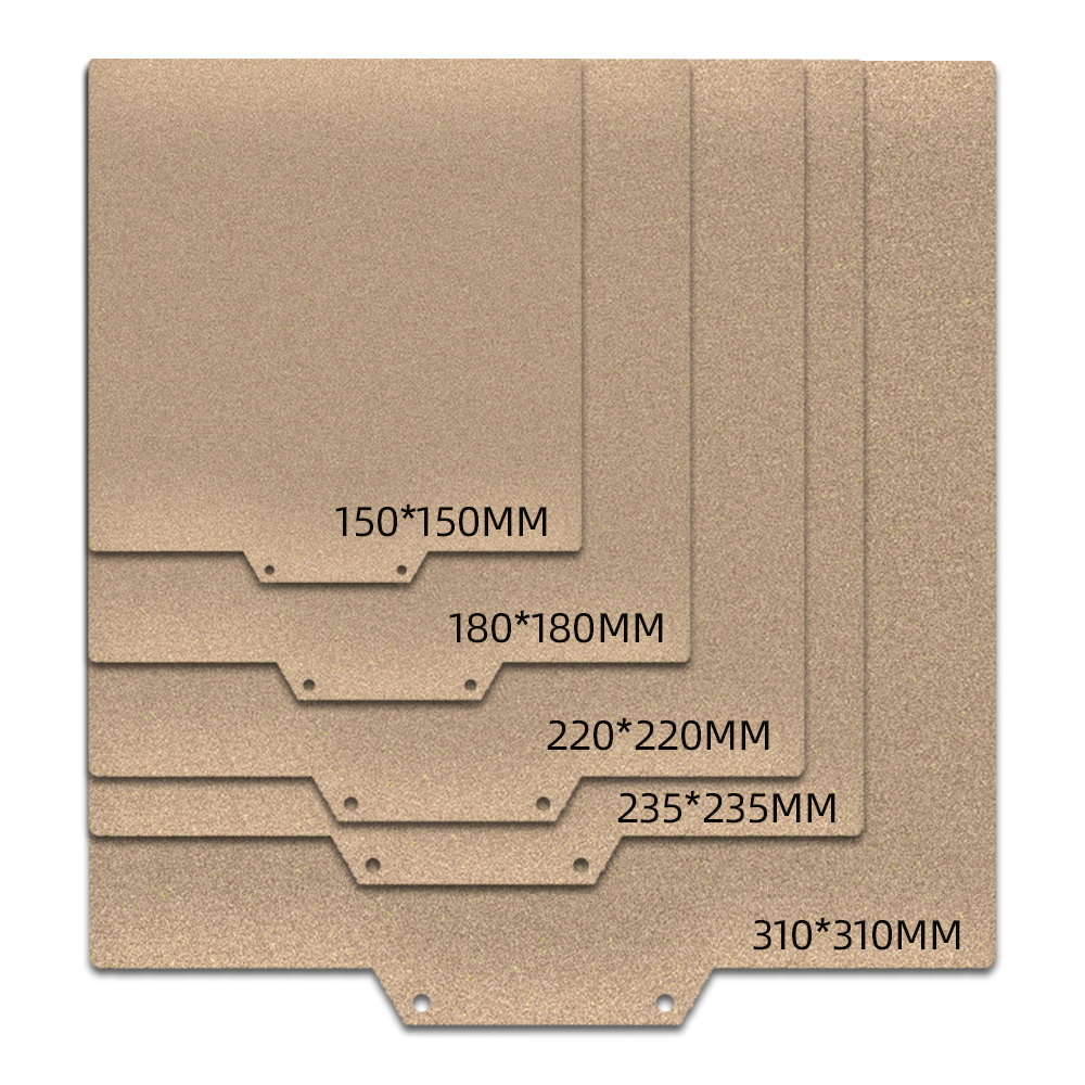 3d打印机PEI双面喷涂磁吸磁钢膜贴膜弹簧钢片热床平台弹性冷打片 办公设备/耗材/相关服务 3D打印机配件 原图主图