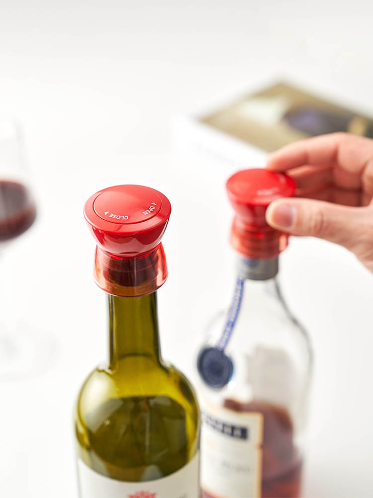 日本抽真空葡萄酒红酒瓶塞家用硅胶瓶封口塞通用香槟塞起泡酒瓶塞
