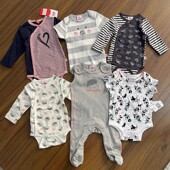 儿童长短袖 子杂款 连体衣男女婴儿宝宝40cm装 扮仿真布娃娃衣服裤