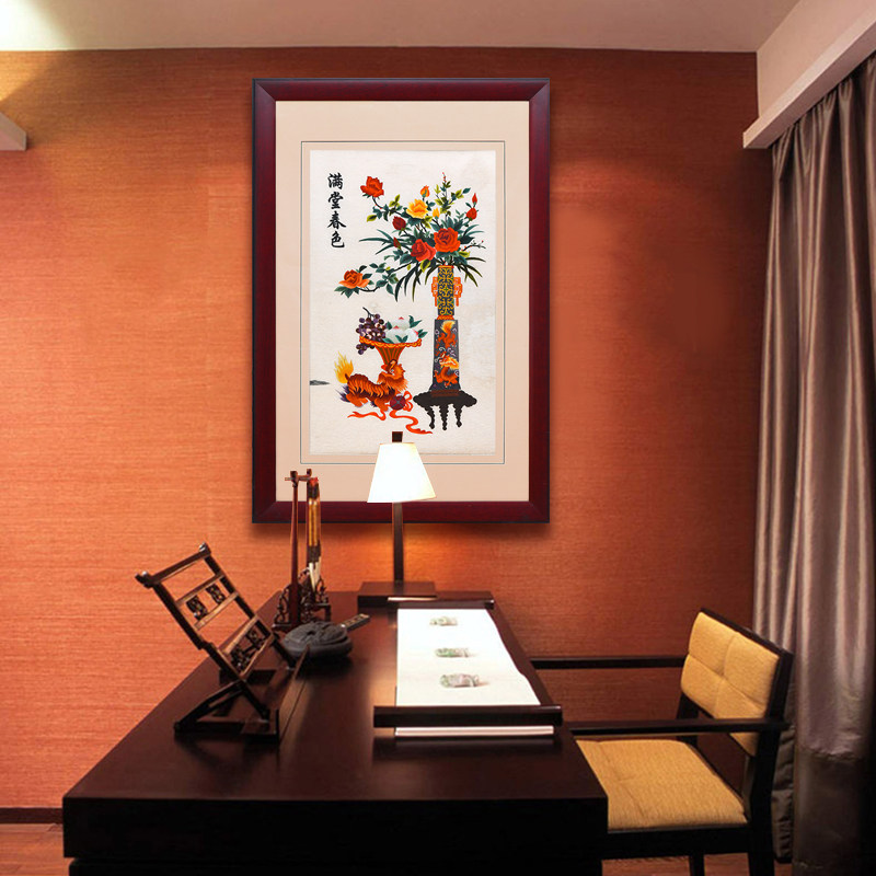 江南绣庄苏绣客厅画苏州成品静物花卉手工刺绣礼品挂画多款可选
