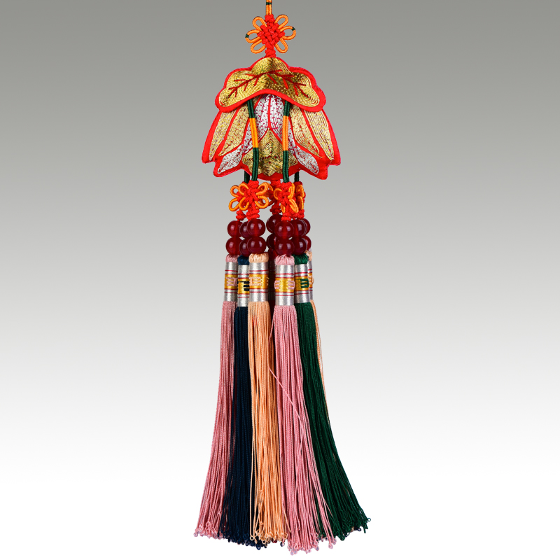 车挂件饰品个性创意车内潮流保平安汽车吊坠挂饰苏州刺绣工艺品