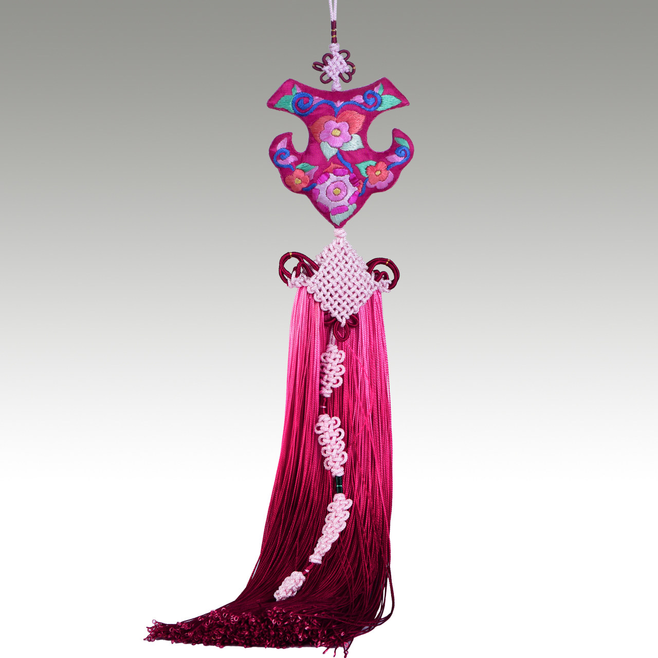 中国特色礼品送老外纯手工传统汽车挂件车内吊饰平安符刺绣苏绣