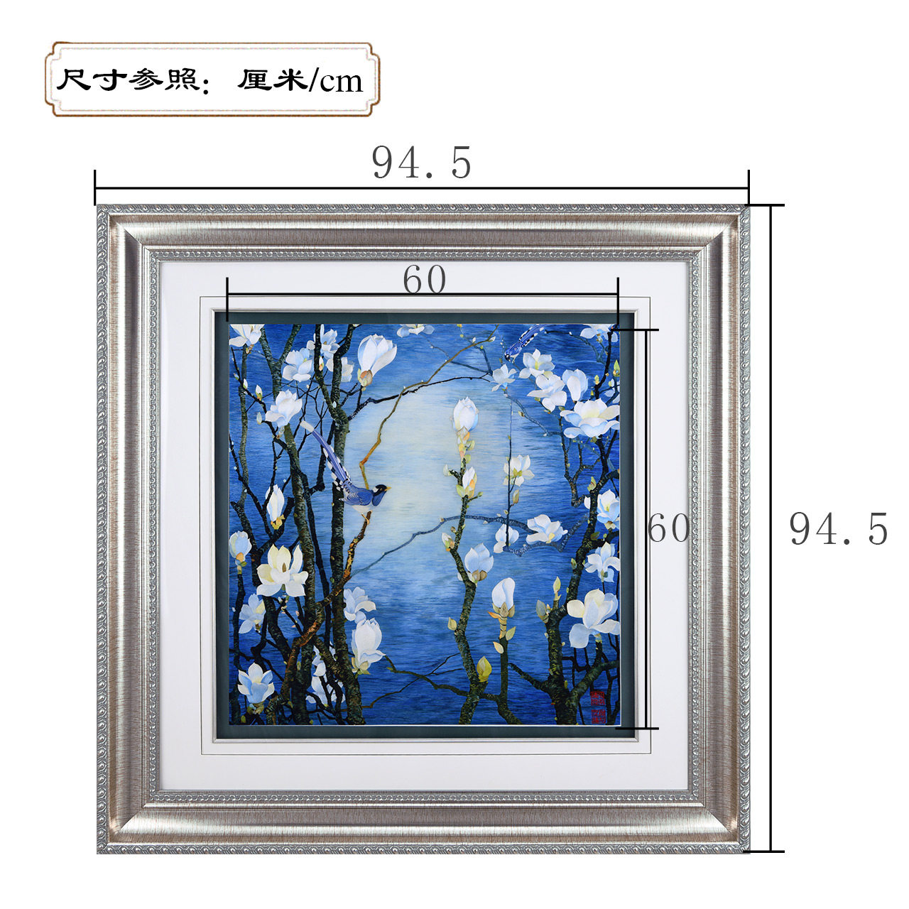 玄关装饰画过道欧式油画挂画客厅壁画餐厅墙画装饰苏绣成品收藏品