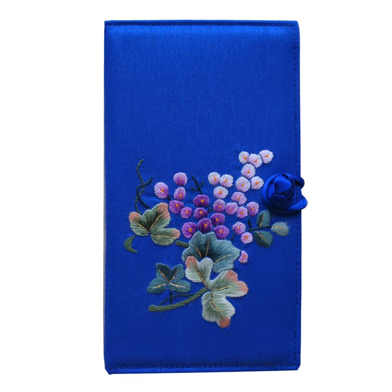 卡包女式多卡位小款刺绣钱包民族风布艺手工中国特色礼品送老外