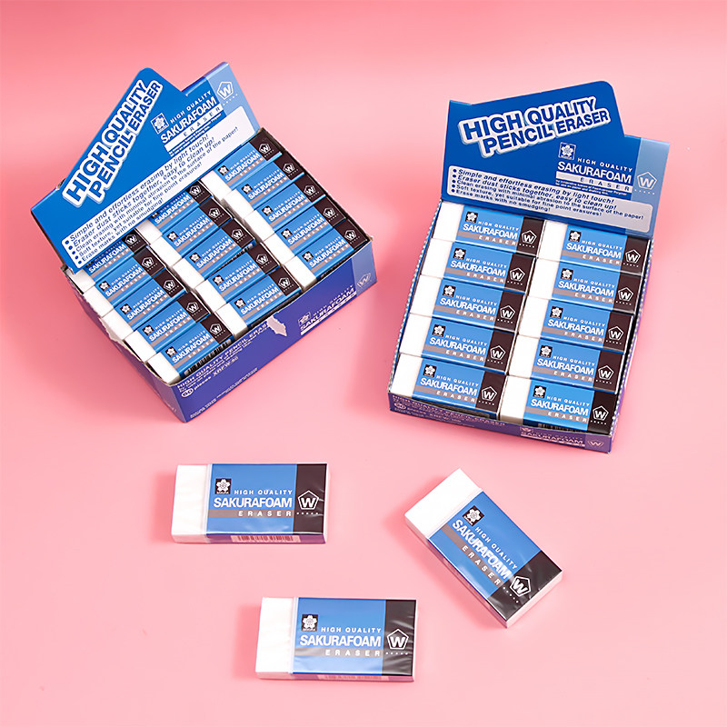 日本樱花橡皮擦 美术素描无碎屑文具 高光4b超净橡皮擦可塑橡皮泥