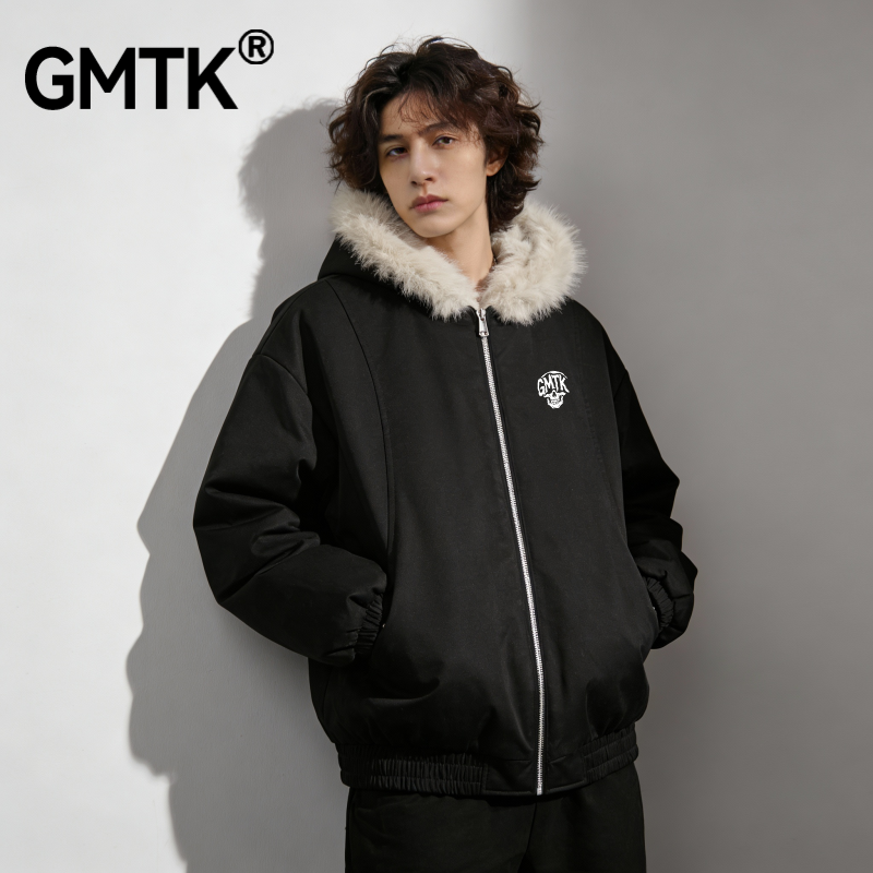 GMTK 美式复古棉袄派克服毛领棉服男冬季加厚保暖棉衣外套女潮,男装,棉衣,淘宝优惠券,粉丝福利购,淘宝优惠卷