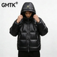 GMTK 冬季 户外防寒肌肉连帽羽绒服轻薄纯色潮牌保暖外套男女