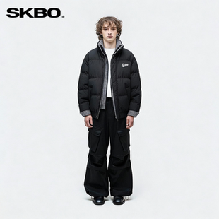 SKBO 休闲棉服男女款2025新款冬季加厚保暖棉袄潮流立领棉衣外套