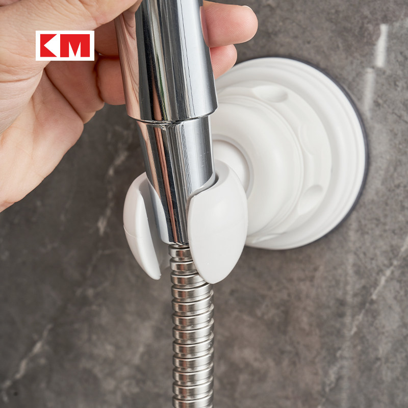 吸盘花洒支架粘贴调节淋浴喷头浴室无痕底座通用万向吸盘式可调节