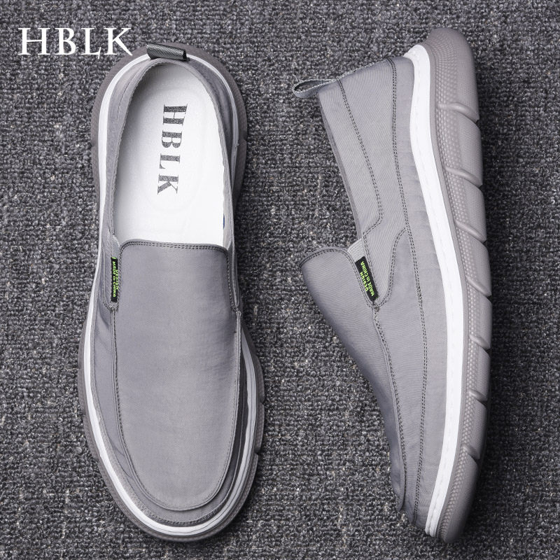 男鞋春季透气2026年新款潮百搭鞋子男一脚蹬软底帆布鞋男士休闲鞋,流行男鞋,布鞋,淘宝优惠券,粉丝福利购,淘宝优惠卷