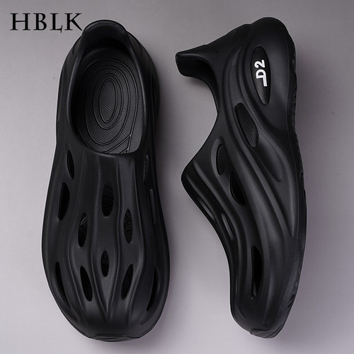 HBLK凉鞋男款夏季厚底洞洞鞋