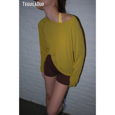 TD长袖户外运动宽松软绵细纱透气