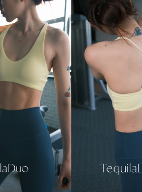 TD瑜伽健身运动内衣美背舒适亲肤磨毛面料中低强度带胸垫瑜伽文胸