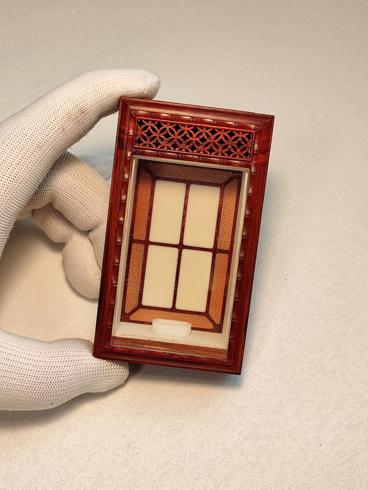 张圣林紫檀木鸣虫盒蛉子盒