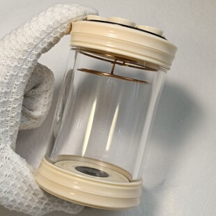 精品比赛罐 小林虫艺德国密胺60口径喇叭口蝈蝈罐 鸣虫罐