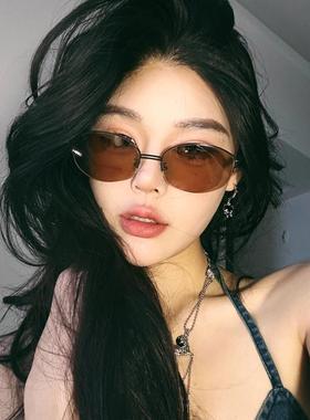 复古茶色圆形大脸显瘦太阳镜