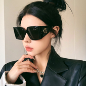 2025新款 欧美高级感大框时髦气质太阳眼镜女潮方圆脸显瘦复古墨镜