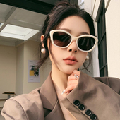 韩版 TR方形偏光太阳镜高级感黑白显瘦墨镜女新款 ins拍照遮阳眼镜