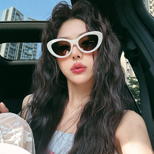 复古jennie同款猫眼墨镜女高级感