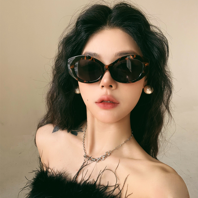 Y2K墨镜女方圆脸显瘦欧美太阳镜