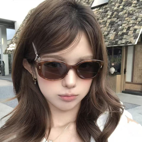 Jennie同款焦糖色百搭遮阳墨镜