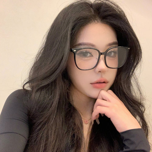 桔里女款眼镜框tr90圆脸显瘦