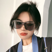 户外运动骑行高级感连体防风沙遮阳墨镜女潮登山太阳眼镜大框显瘦