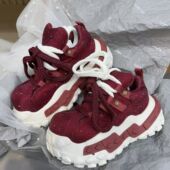 新款 厚底增高6㎝休闲时尚 百搭老爹鞋 2026秋季 女单鞋 真皮水钻绑带